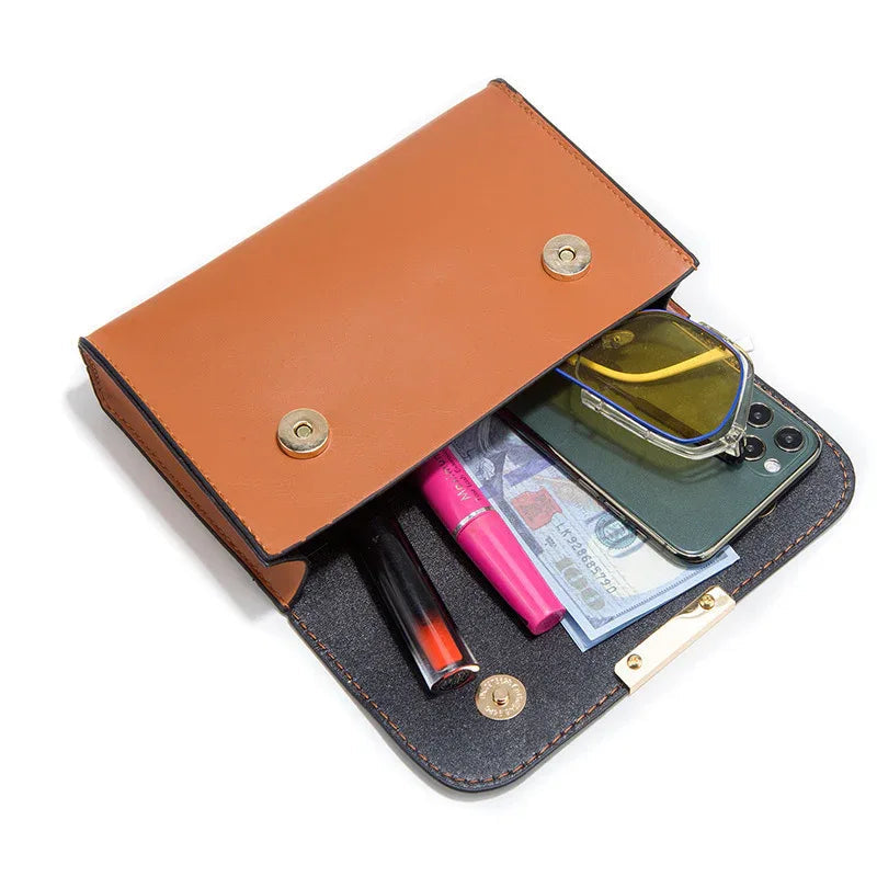 Women's Handbag PU Leather Shoulder Bag Three-Piece Set