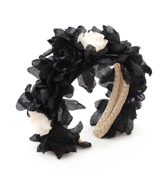 BLACK AND WHITE HEADBAND-0