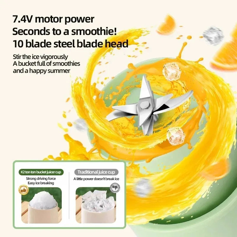 Tragbarer Fruchtsaftbecher