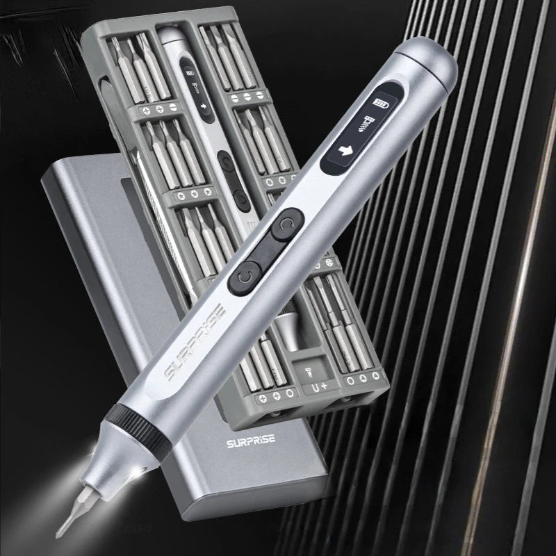 Elektrischer Präzisionsschraubendrehersatz