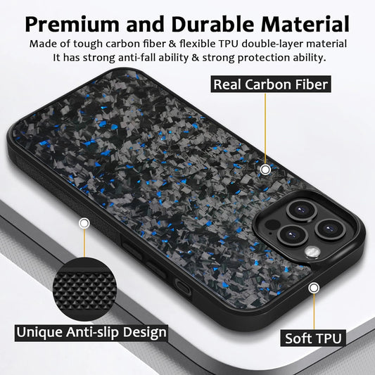 Geschmiedete Carbonfaser-TPU-Telefonhülle