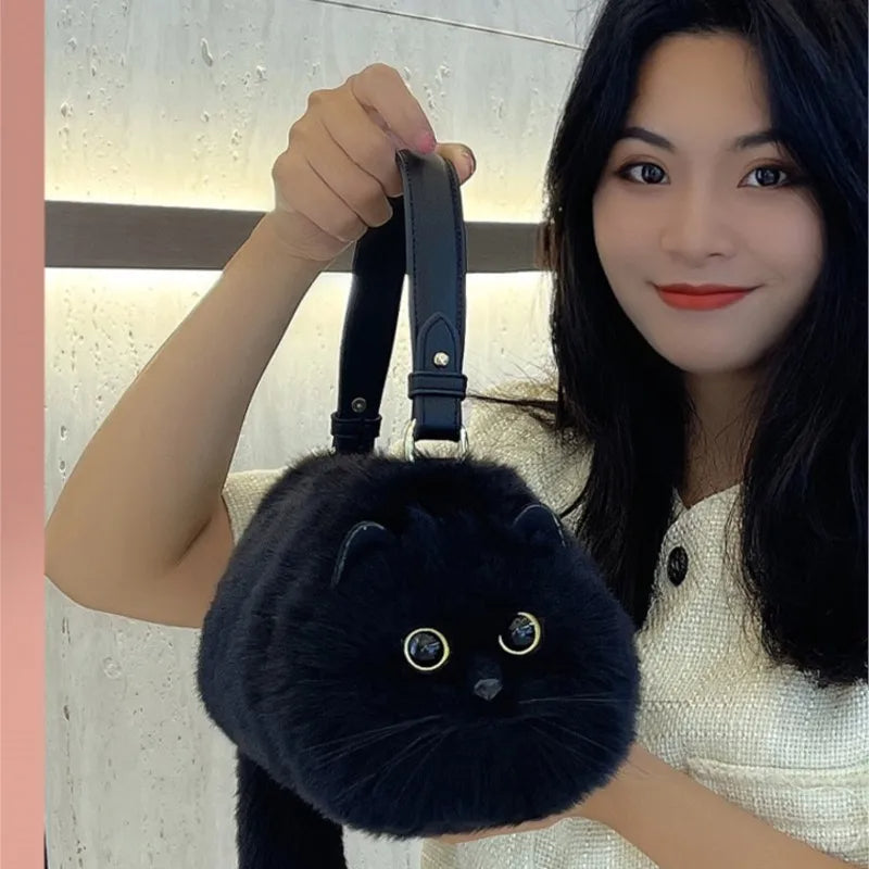 Katzenhandtasche