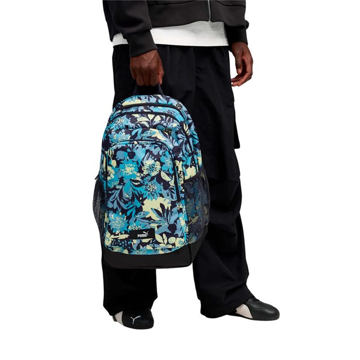 Ryggsäck Puma Academy Aop Bac, marinblå, återvunnen polyester