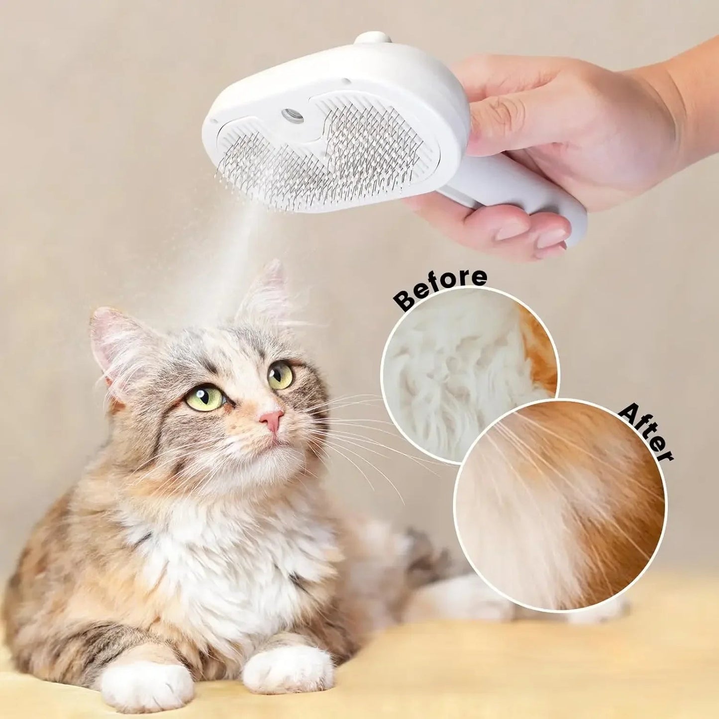 Pet Steam Grooming Comb