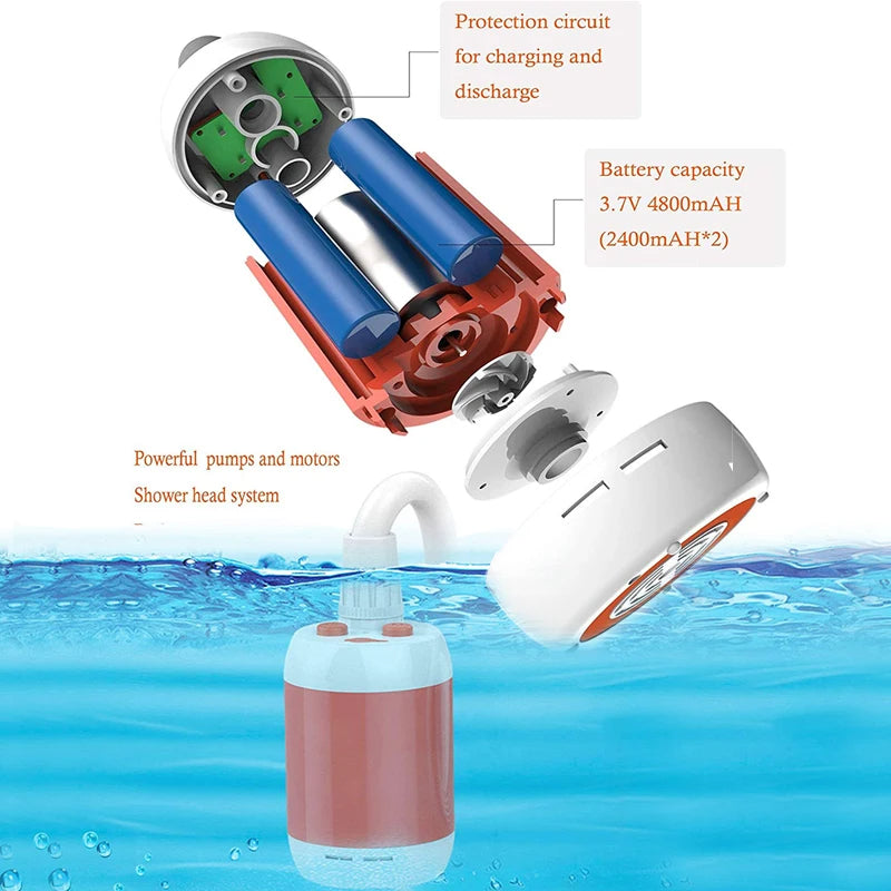 Tragbare Campingdusche