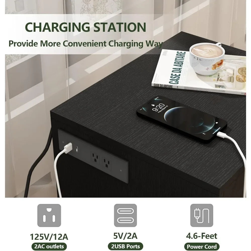 Nachttisch mit RFID-Schloss