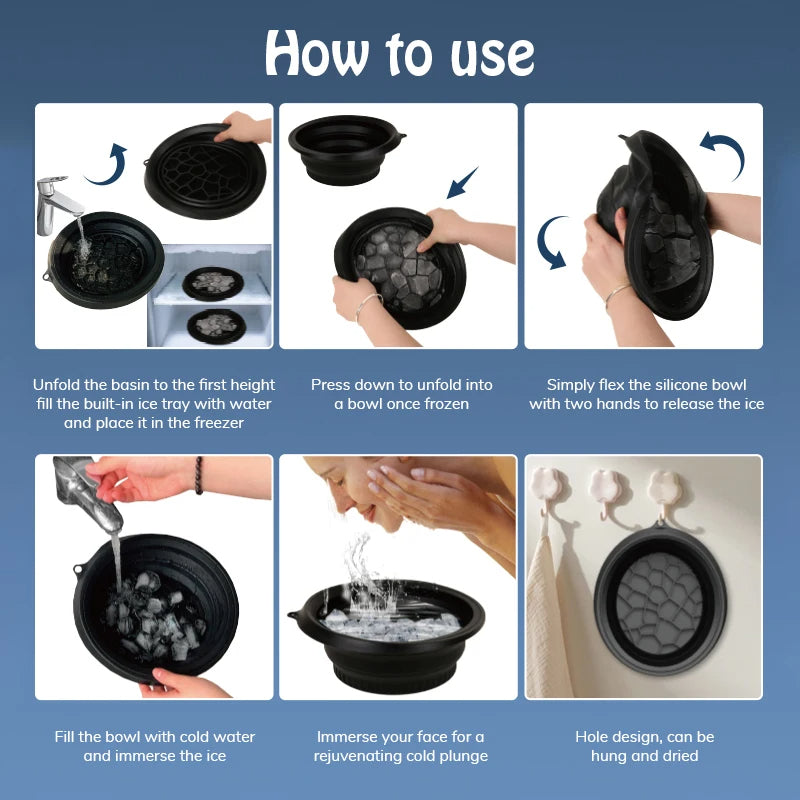 Gesichts-Eisbad-Schüssel