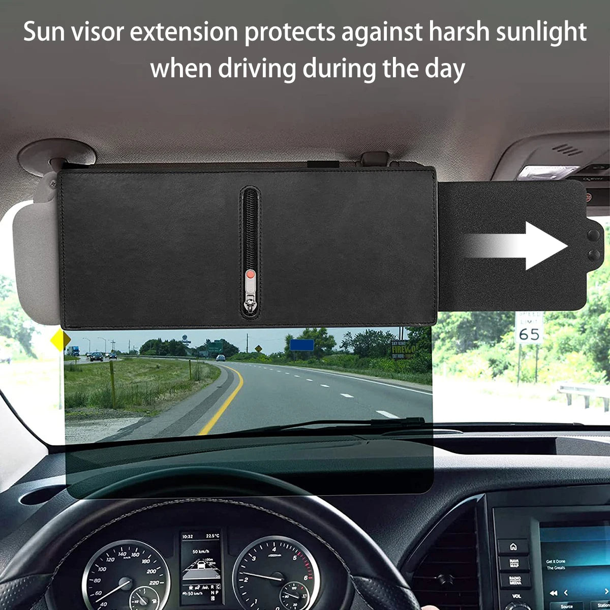 Sun Visor Extender For Cars