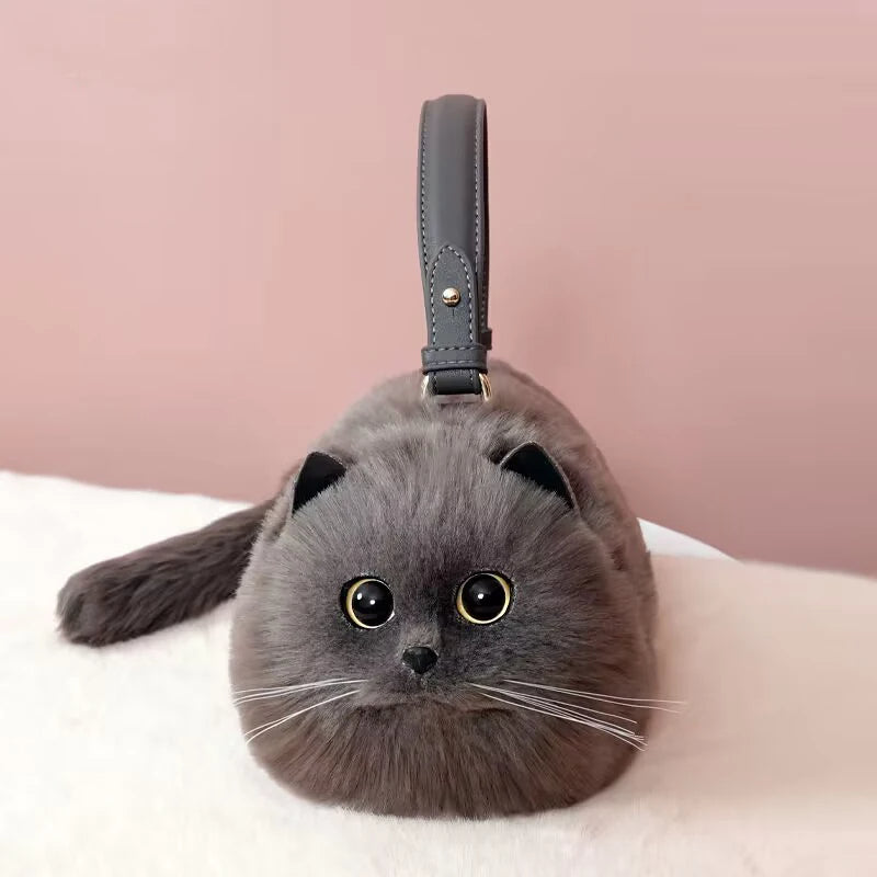 Katzenhandtasche