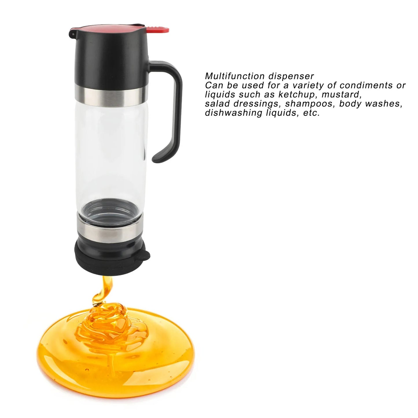 Honey Dispenser with Handle & No Drip