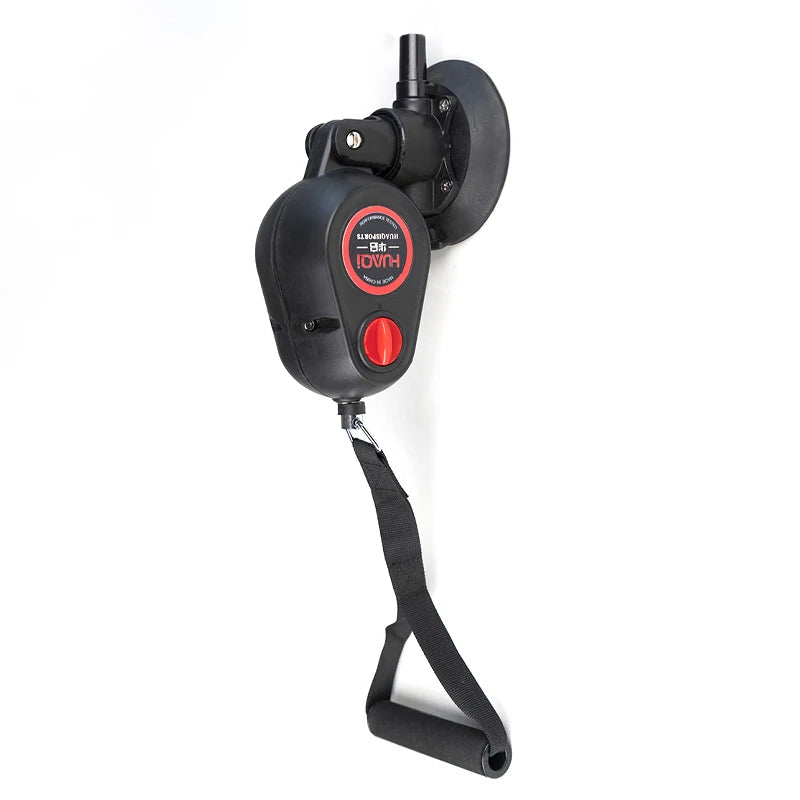 Fitness-Widerstands-Pull-Down-Seiltrainer mit Saugnapf
