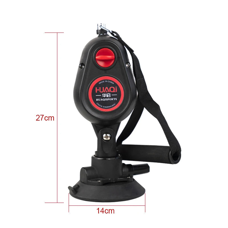 Fitness-Widerstands-Pull-Down-Seiltrainer mit Saugnapf