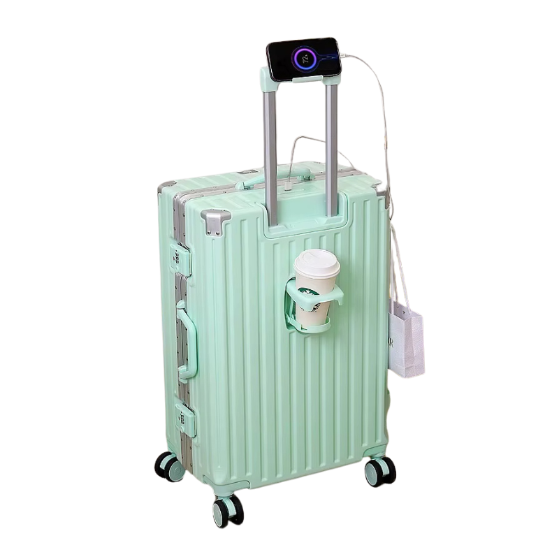 Resväska i polykarbonat, TSA-lås och 360° hjul