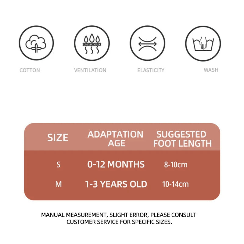 Rutschfeste Baby-Kniesocken