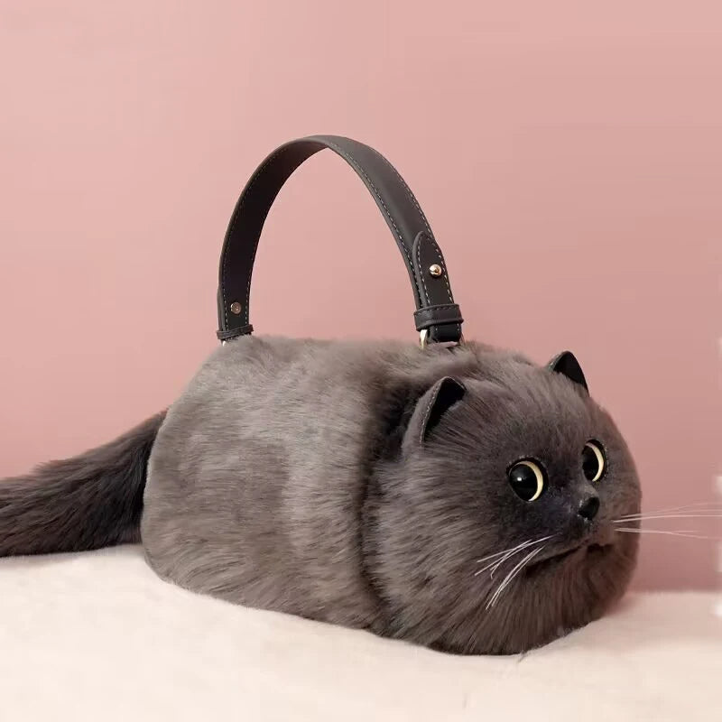 Katzenhandtasche