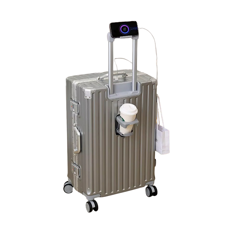 Resväska i polykarbonat, TSA-lås och 360° hjul