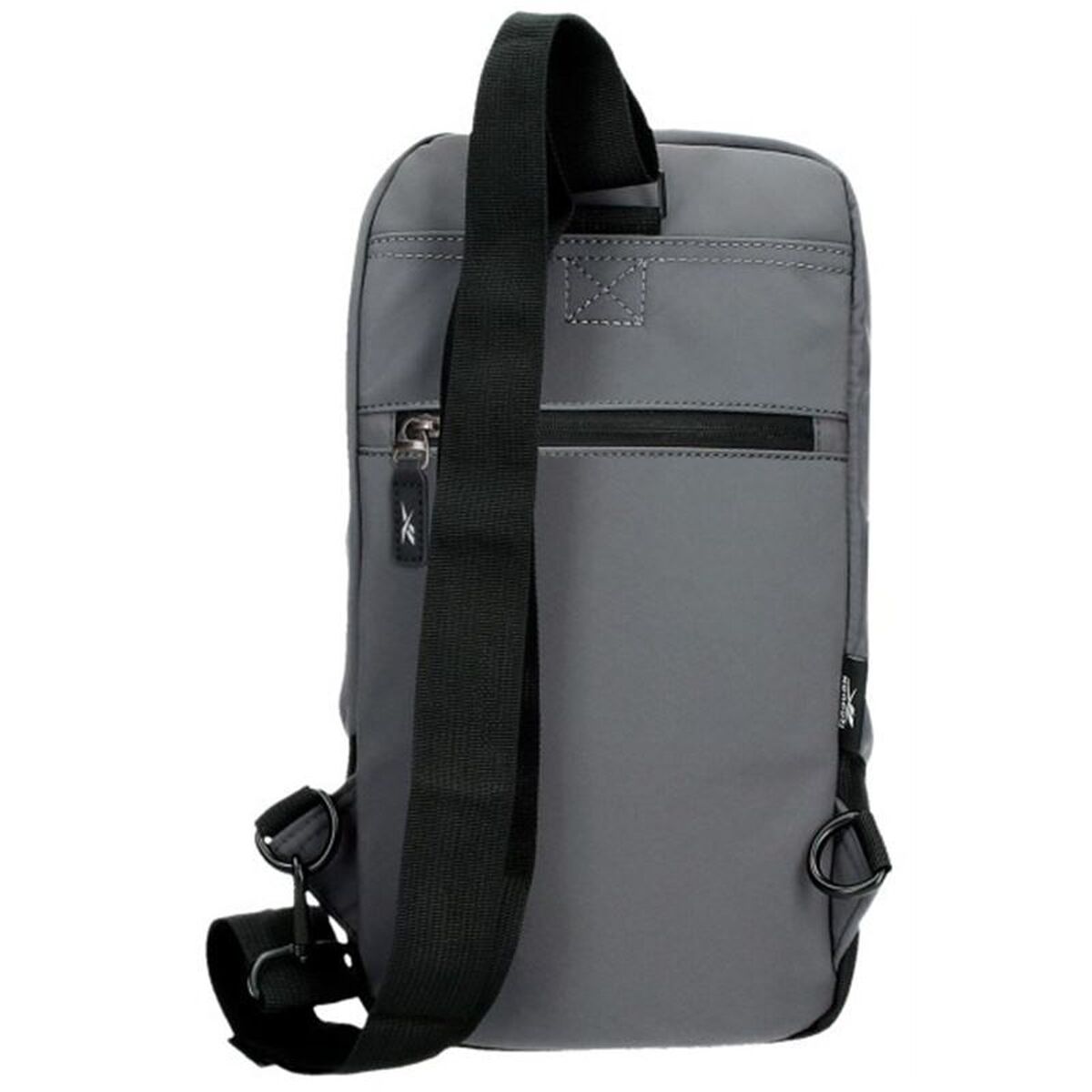 Axelväska Reebok Newport, grå, justerbar rem