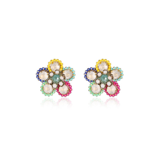 Le Vian Stud Rainbow Earrings-0