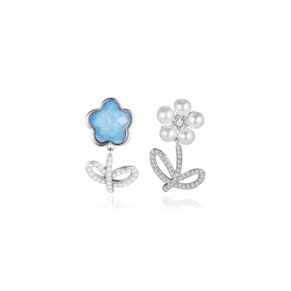 Bon Ton Blue Earrings-0