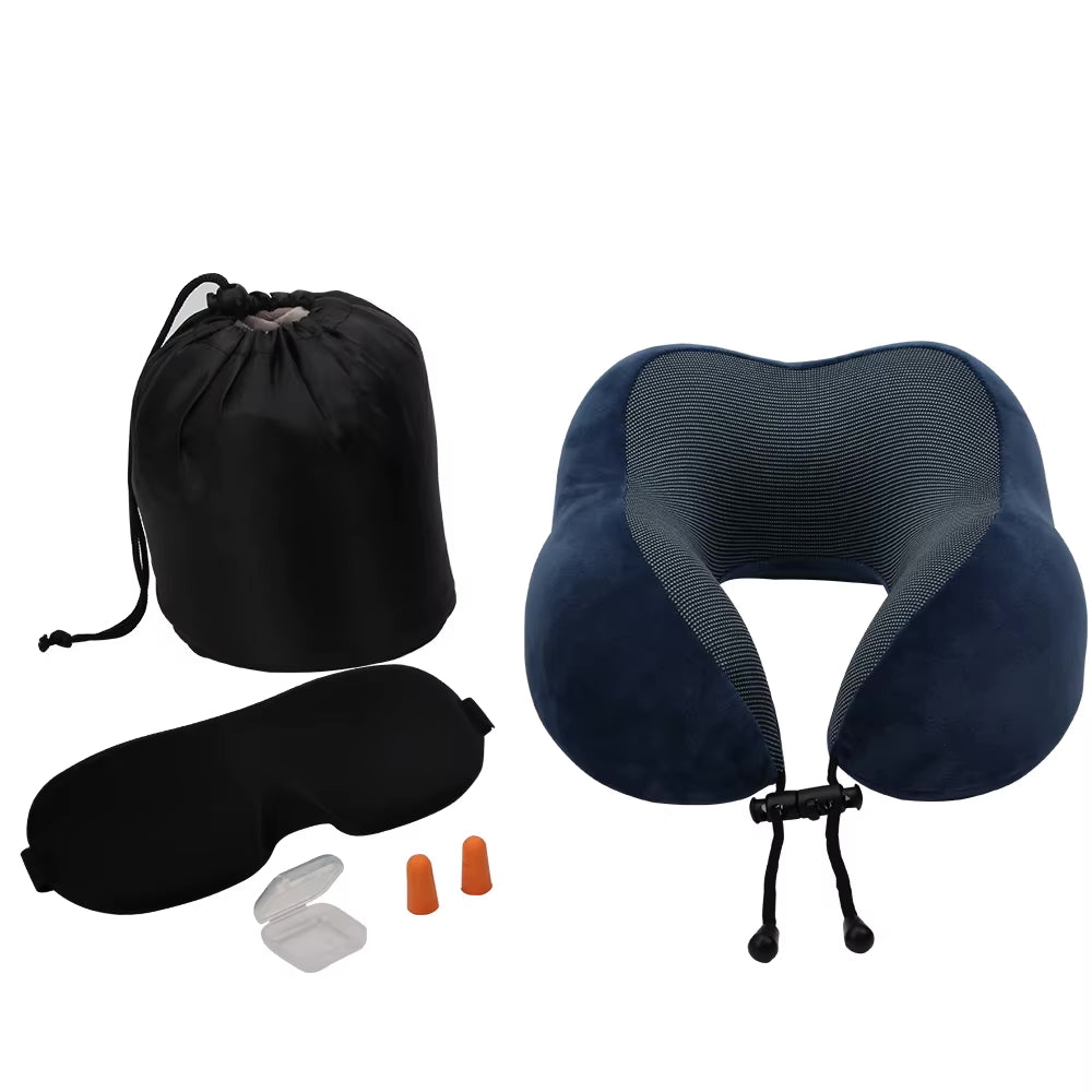 Resekudde i U-form, ergonomisk nackstöd