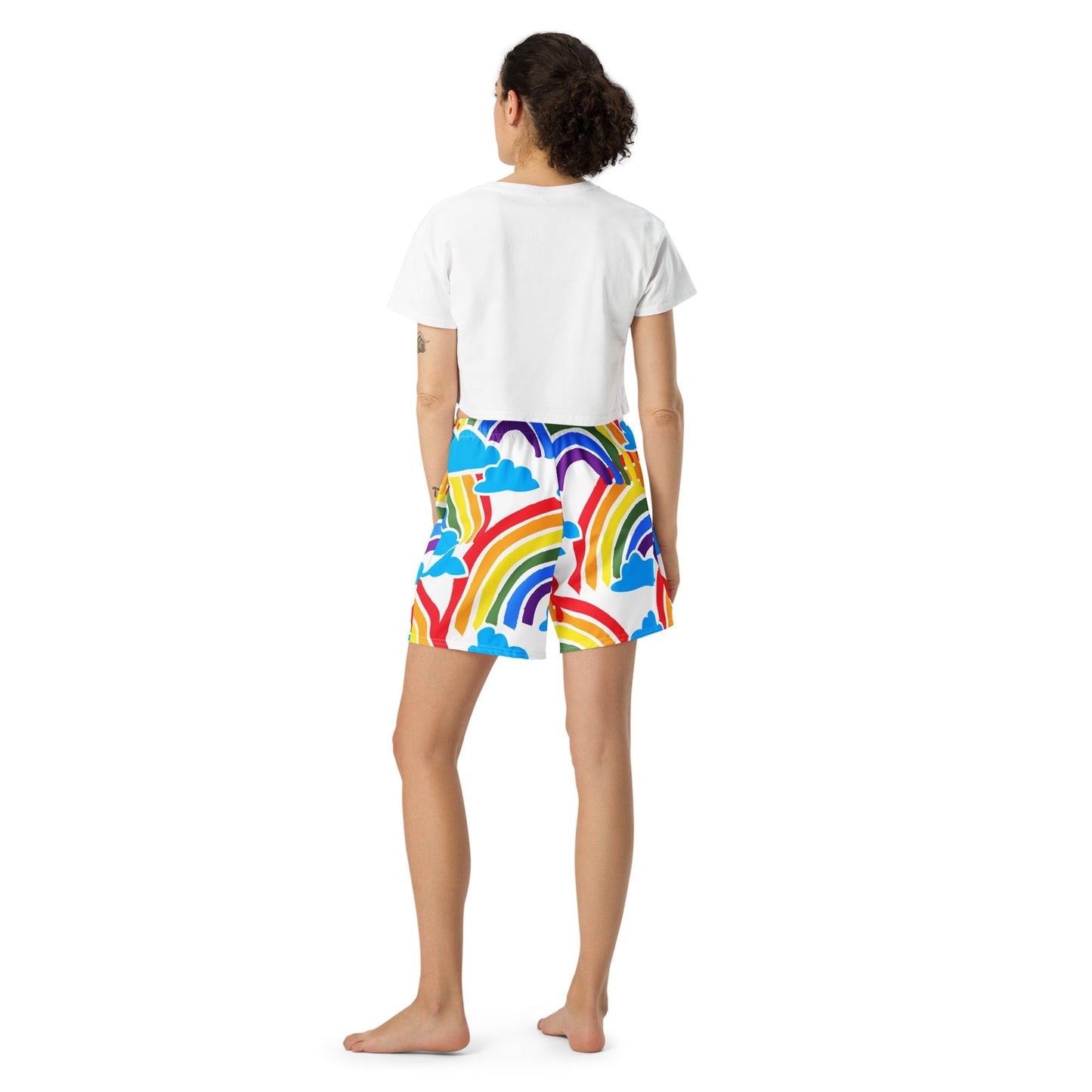 All-Over Print Unisex Athletic Long Shorts