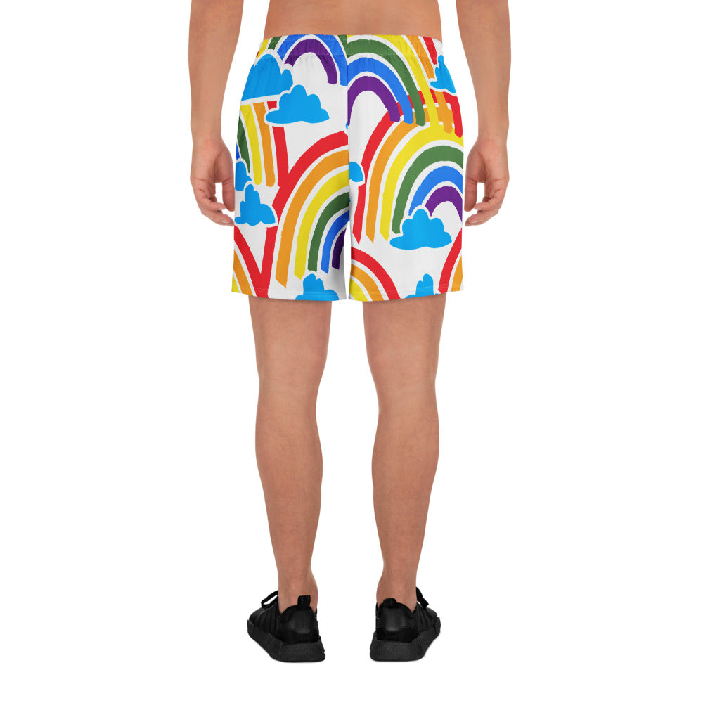 All-Over Print Unisex Athletic Long Shorts