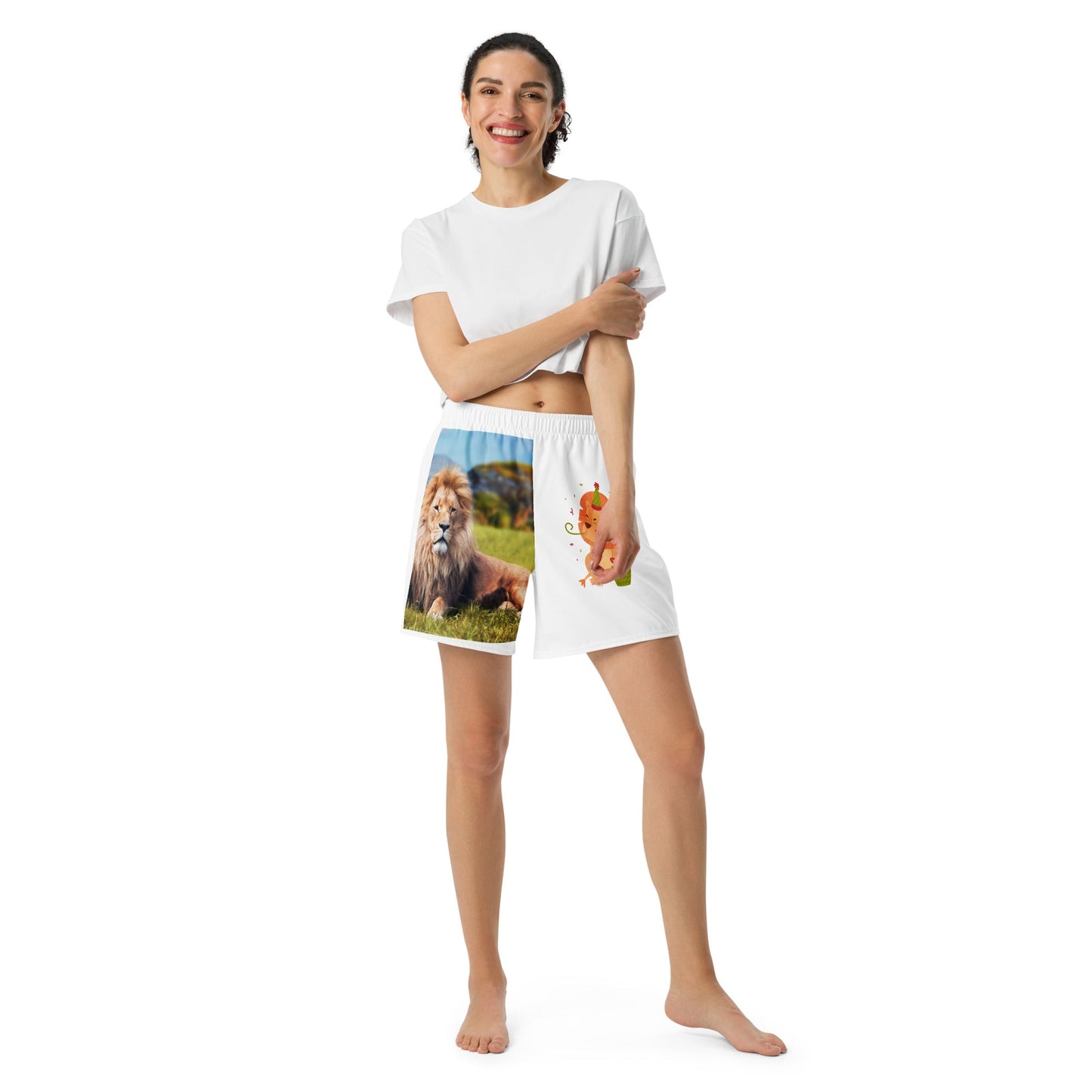 All-Over Print Unisex Athletic Long Shorts
