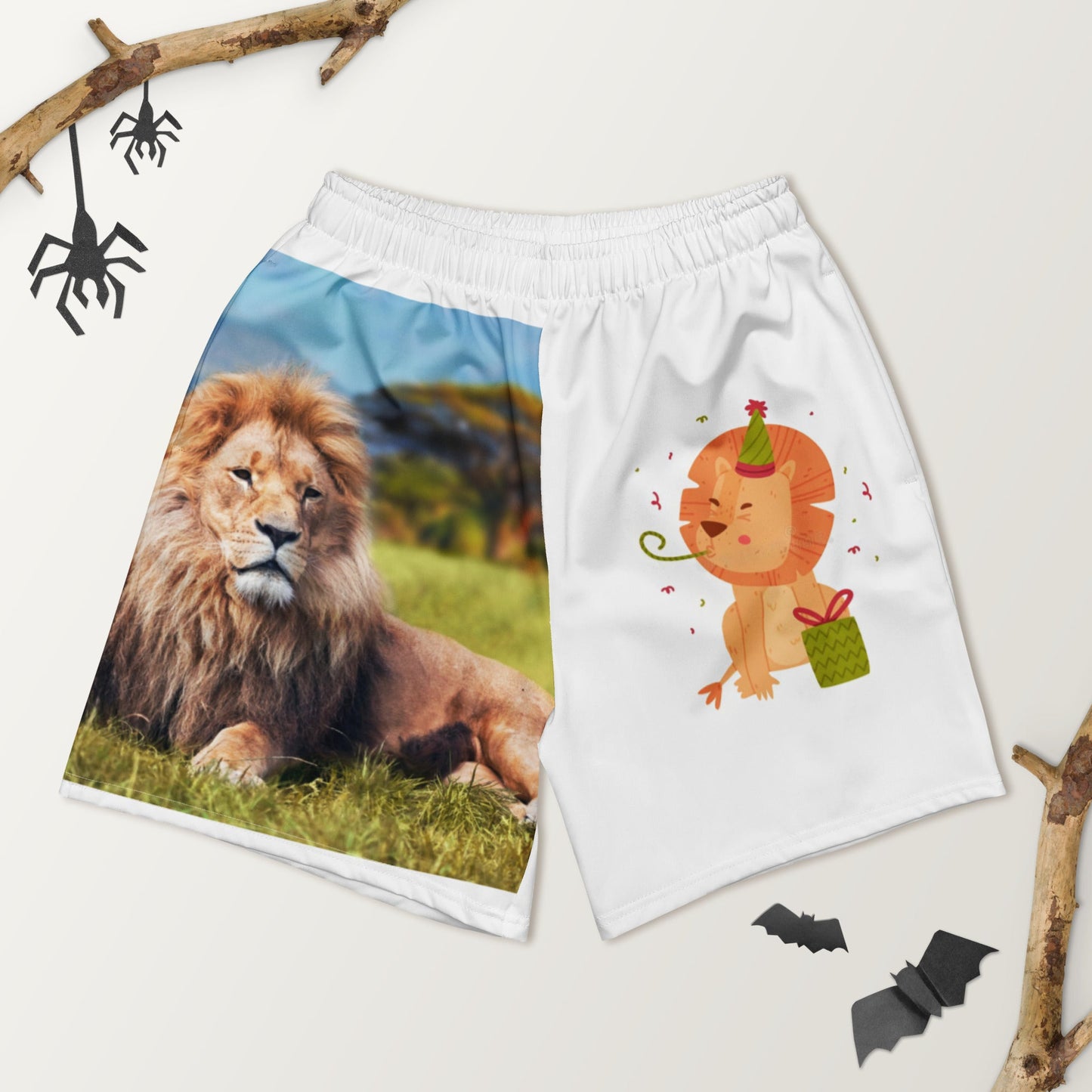 All-Over Print Unisex Athletic Long Shorts