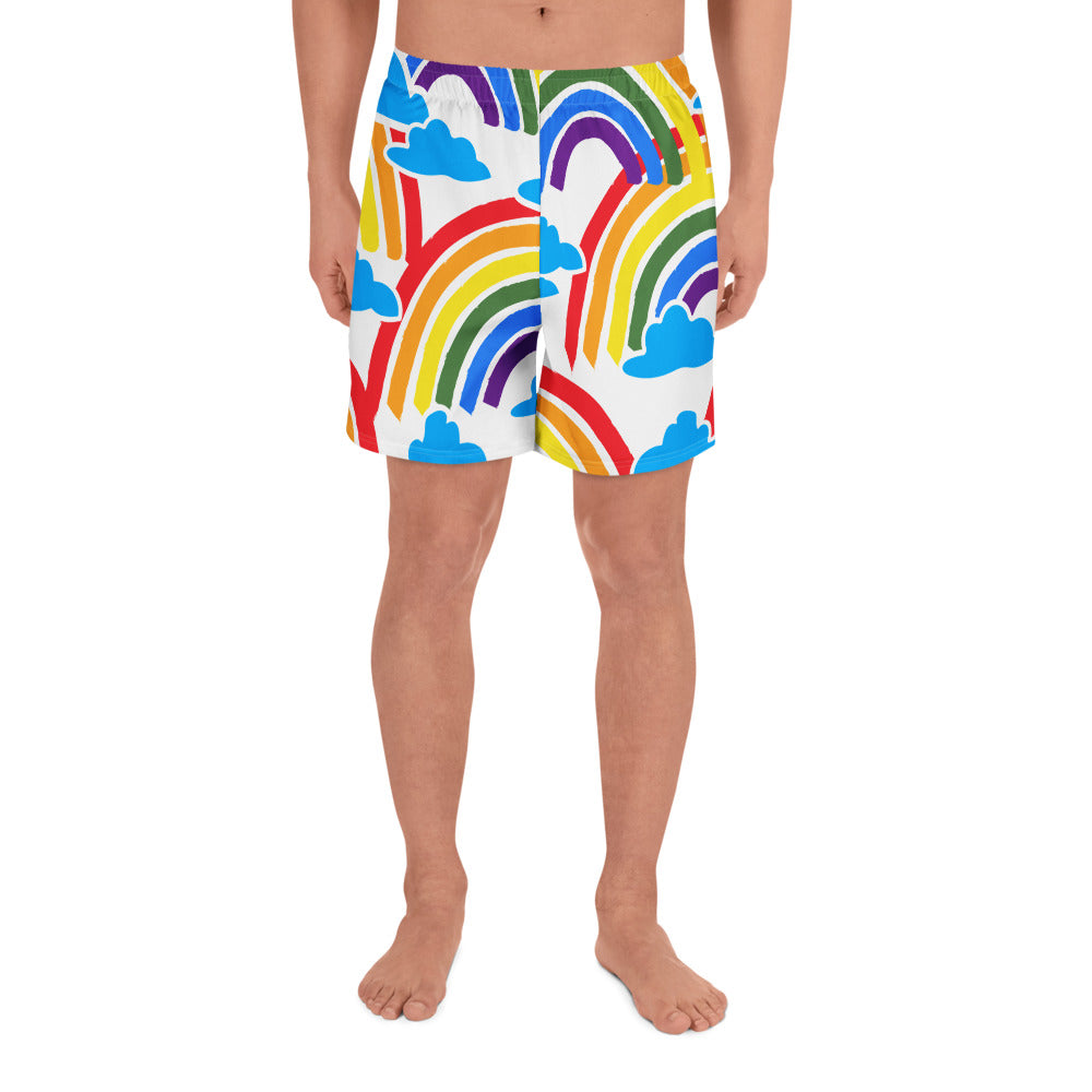 All-Over Print Unisex Athletic Long Shorts