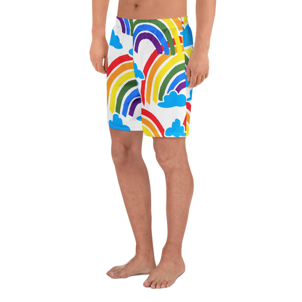 All-Over Print Unisex Athletic Long Shorts