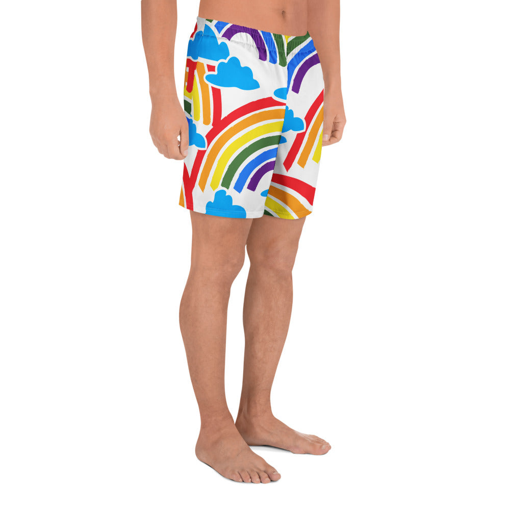 All-Over Print Unisex Athletic Long Shorts