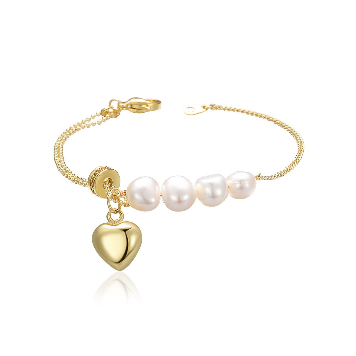 Alouet Pearl Gold Bracelet-0