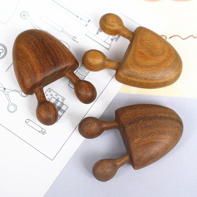 Ansiktsmassageverktyg i trä