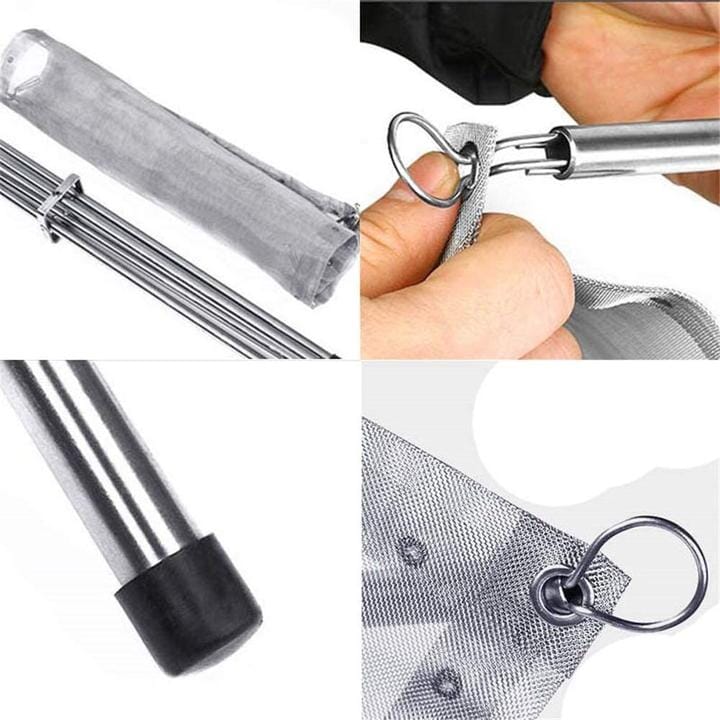 Portabel eldstad för camping, strand & uteplats