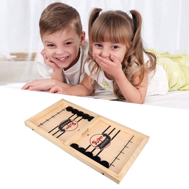 Fast Slingpuck Brädspel – Snabbt, Roligt och Perfekt för Familj och Vänner! 🏒🎲