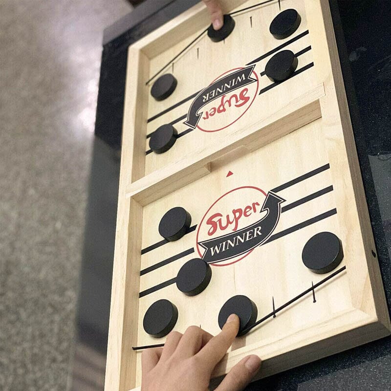 Fast Slingpuck Brädspel – Snabbt, Roligt och Perfekt för Familj och Vänner! 🏒🎲