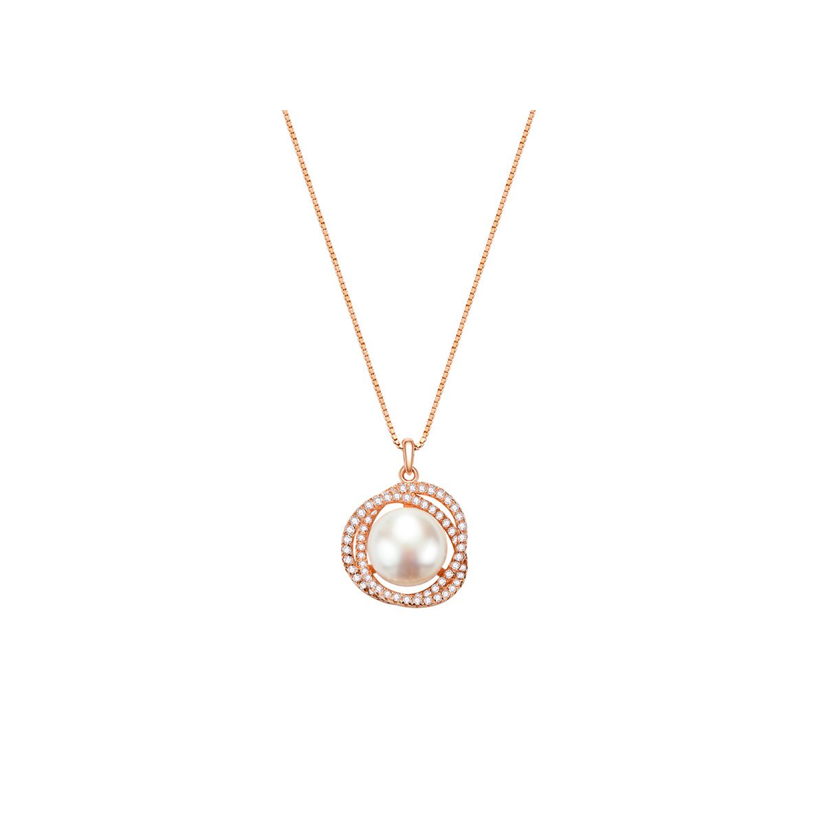 Brilliant Lux Rose Gold Necklace-0