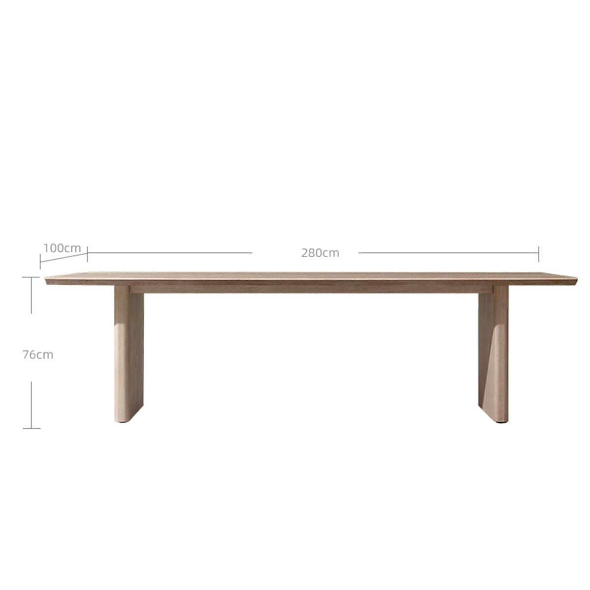 Bruce Paneled Teak Long Table-2
