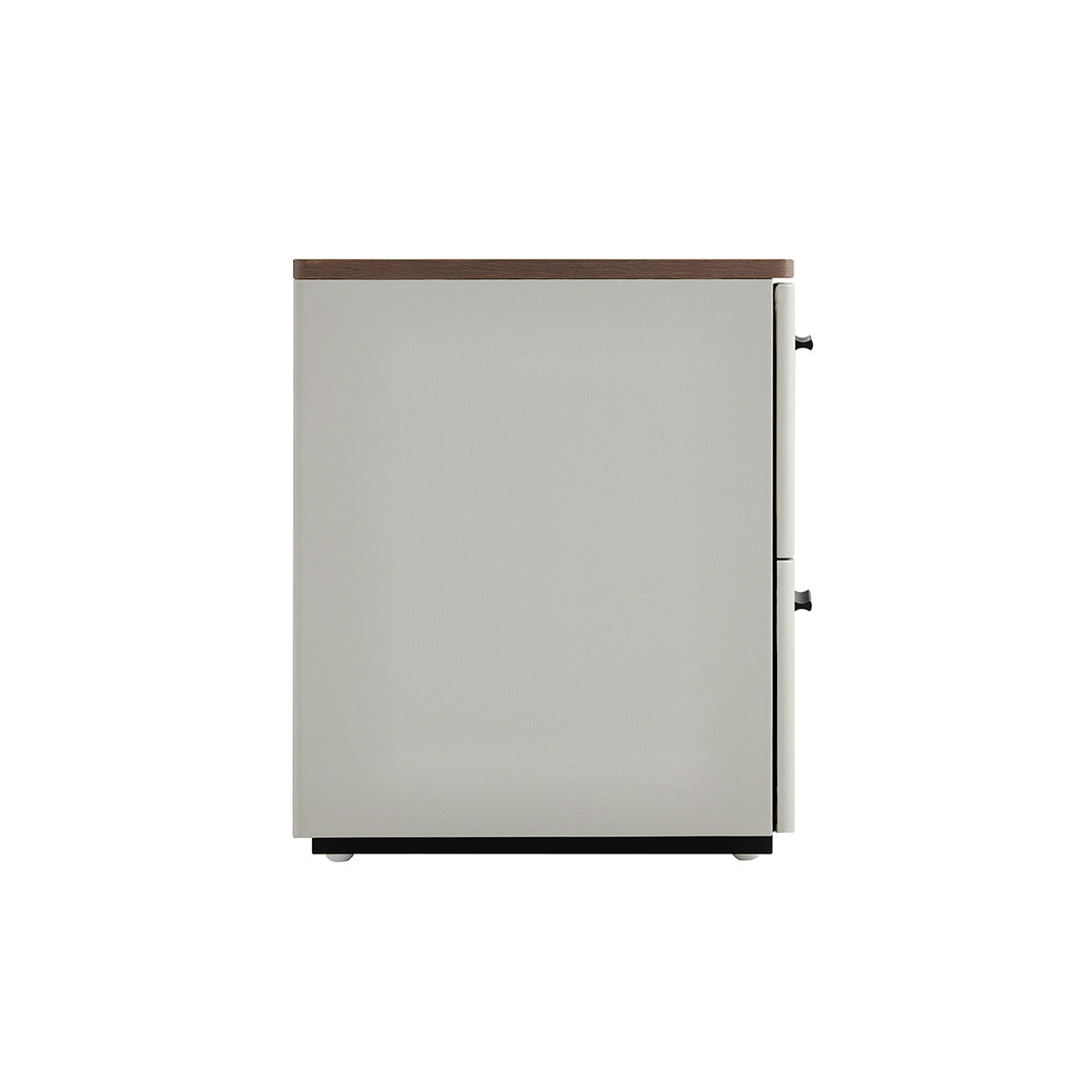 Cappuccino 2 Drawer Taupe Bedside Table-2