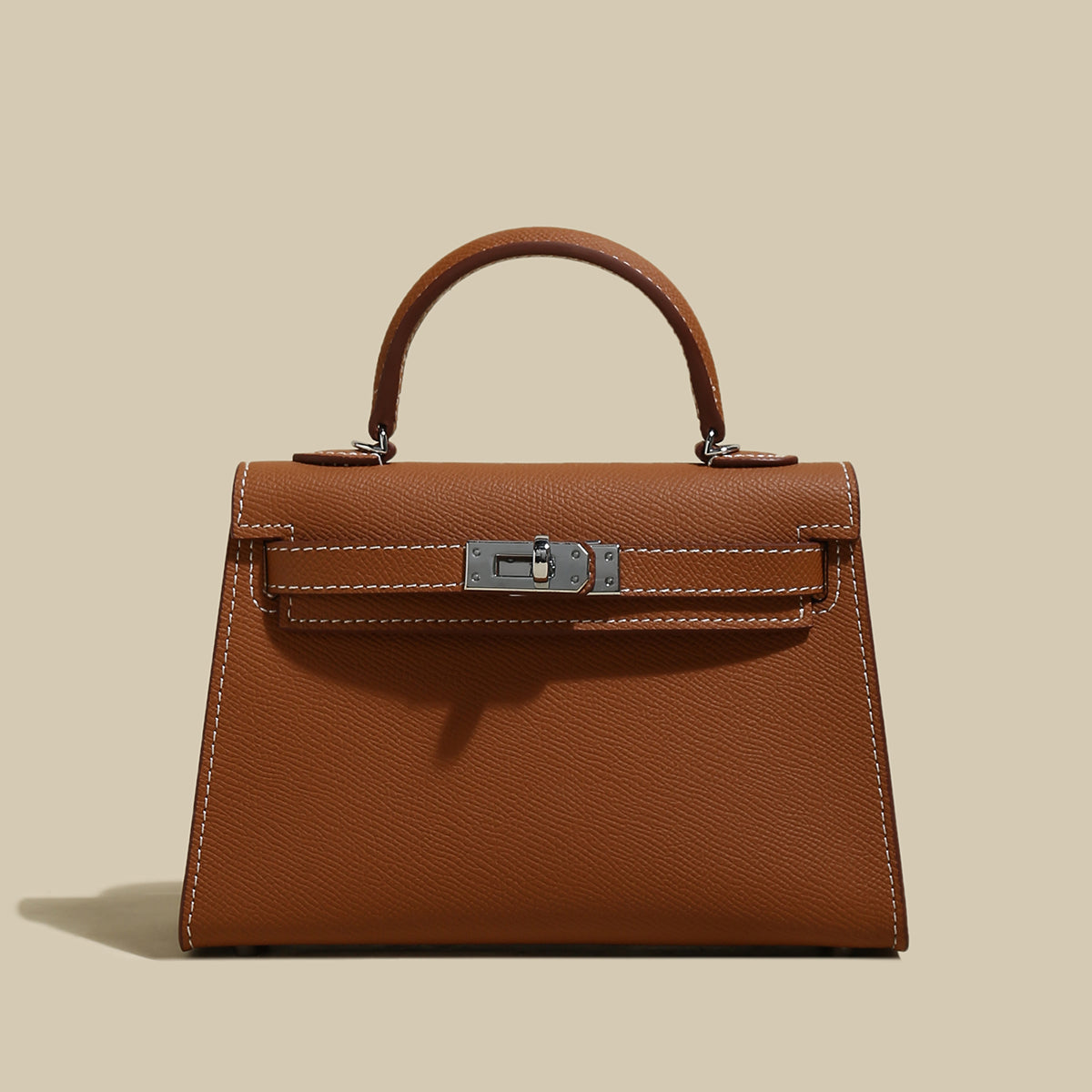 Classic Top-Handle Leather Bag-1