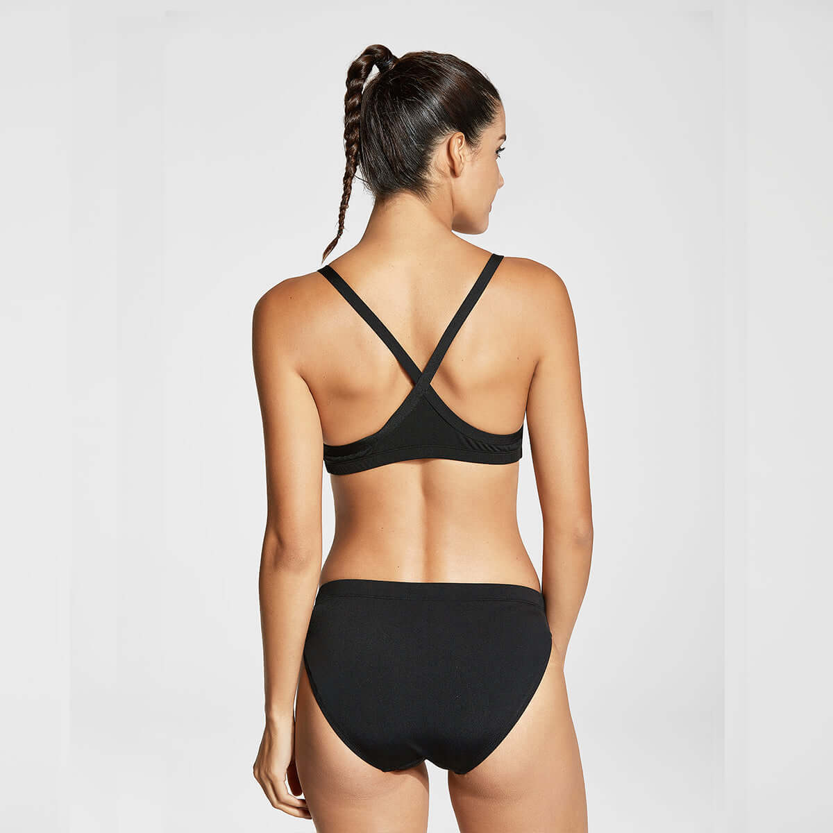 Classic Water Glide Athletic Two Piece Bikini Set-2