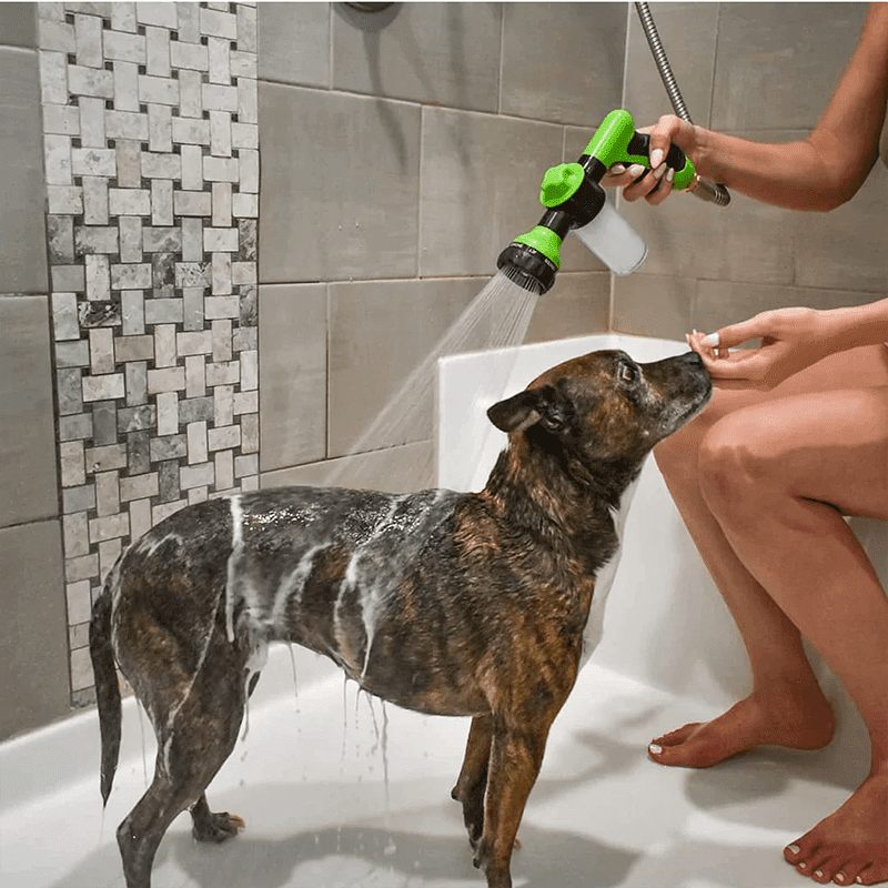 CLEANDOG Hydro Jet Hunddusch med Skumfunktion