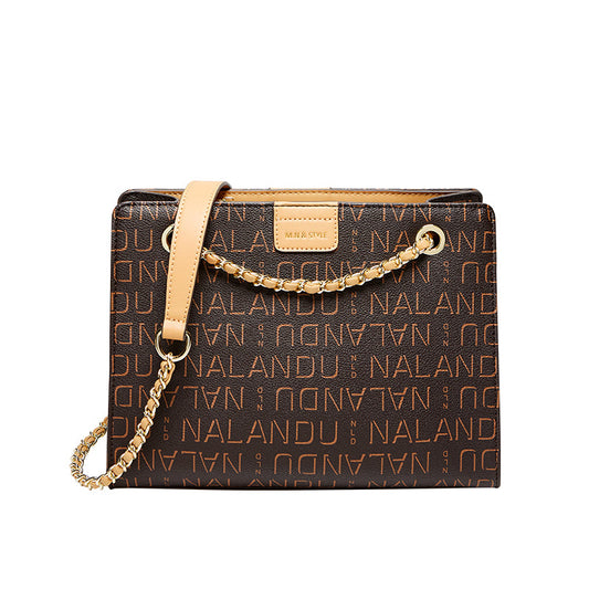 Corporate Large Capacity Monogram Shoulder Bag-0