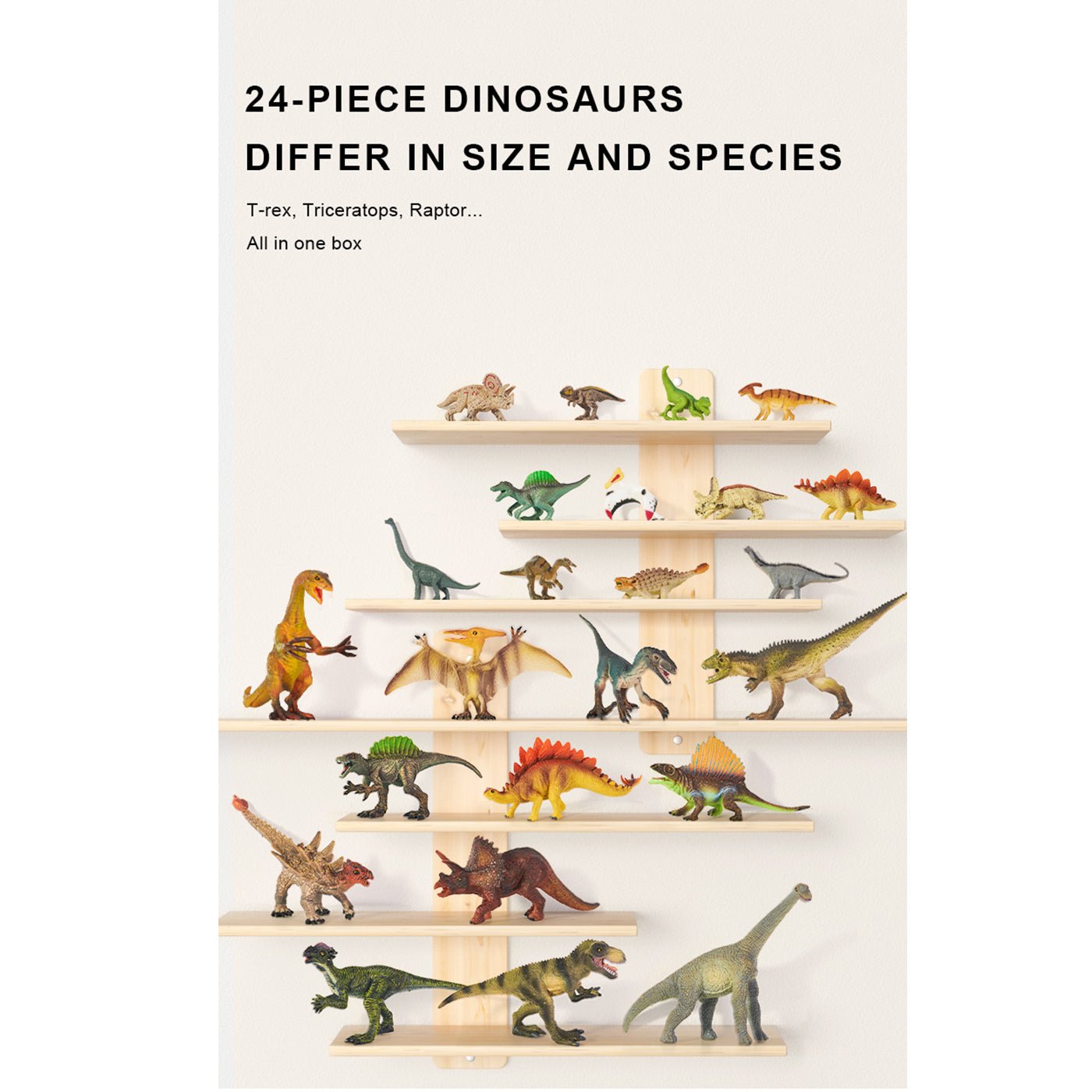 Dinosaur Toys Set 24pcs-2