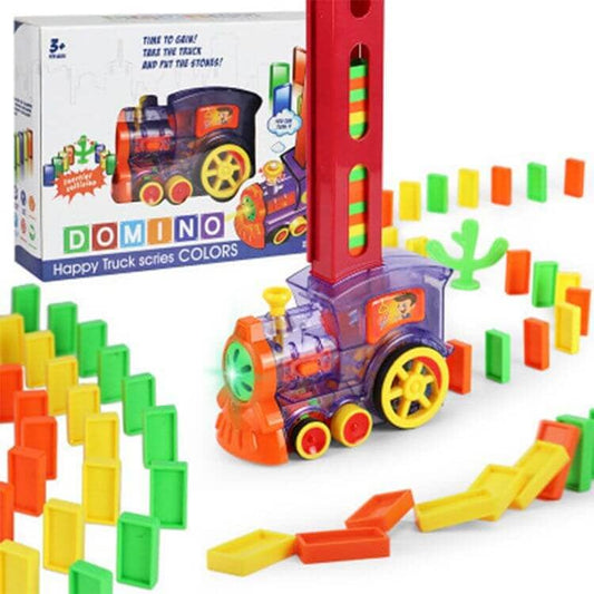 Dominotåget - Automatisk dominobyggare