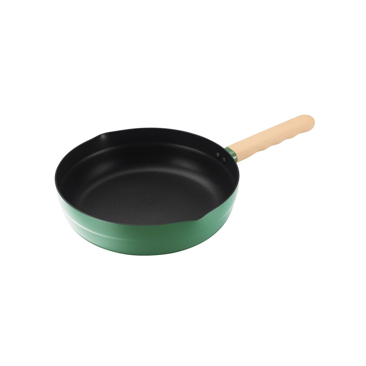 Donut Lightweight 28cm Green Non-stick Enamel-coated Frying Pan - A Dash of Girlish Delight-3