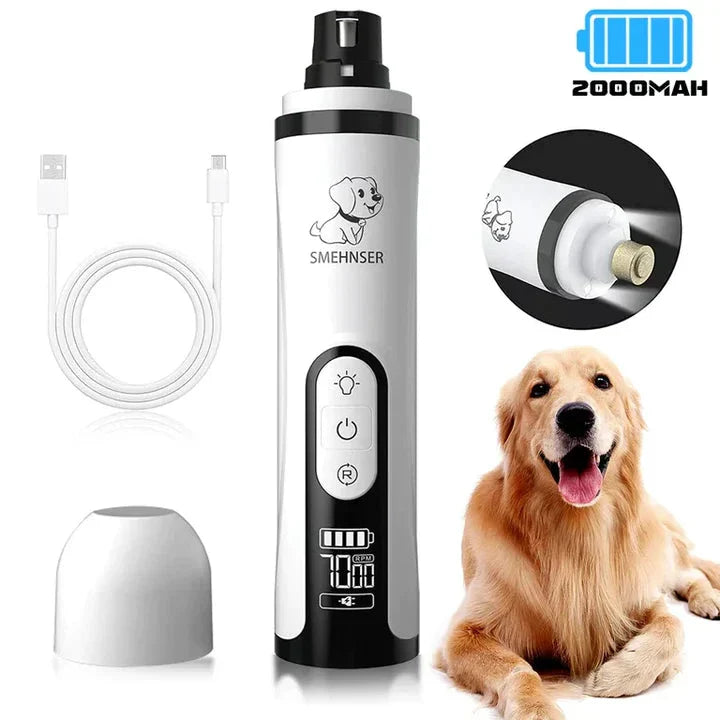 Elektrisk kloslip för hund och katt – säker och tyst nagelvård hemma