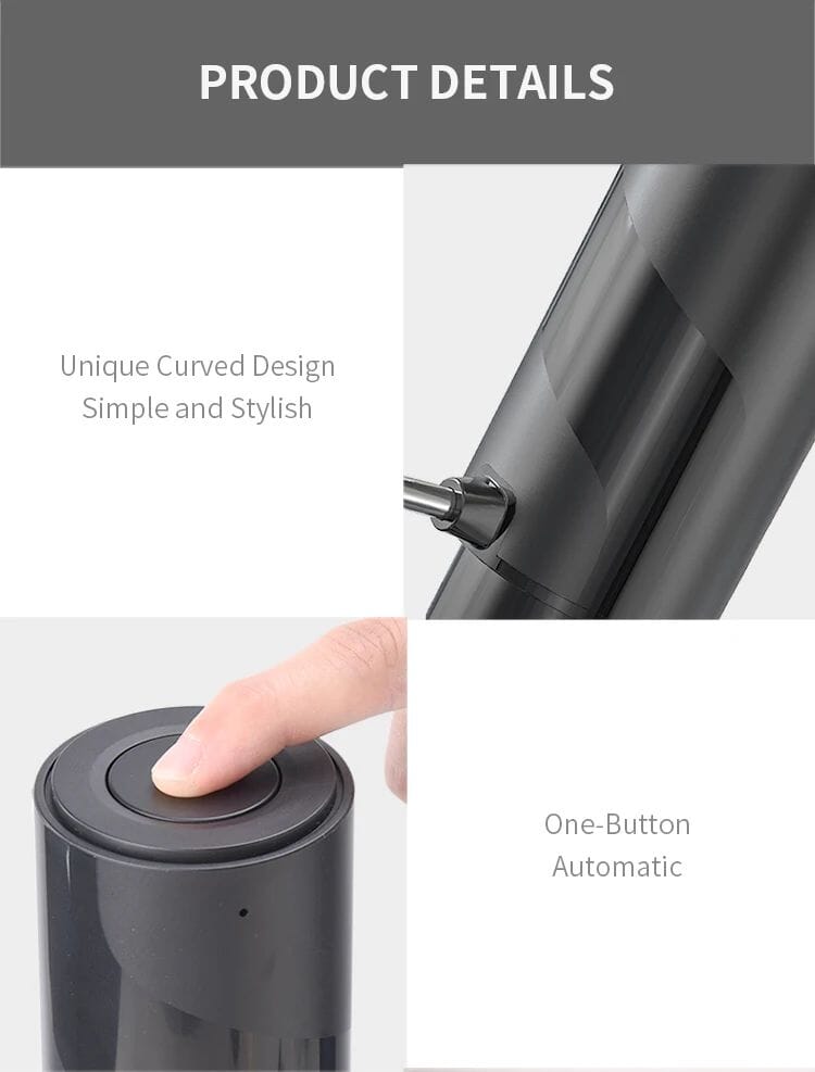 Elektrisk Vinluftare & Dispenser – Automatisk Dekanter för Perfekt Vinupplevelse