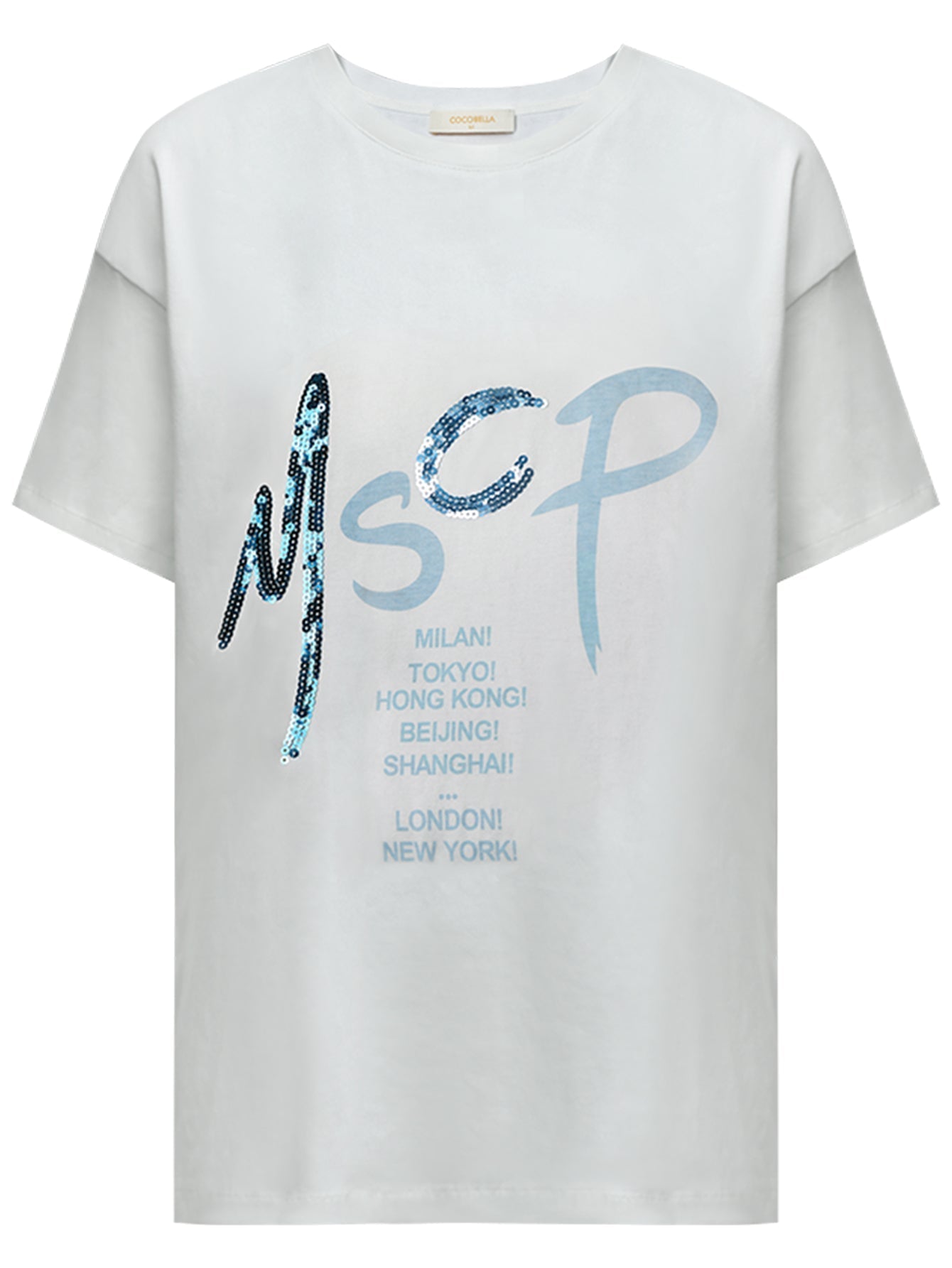 Embroidered White Short Sleeve MSCP-3