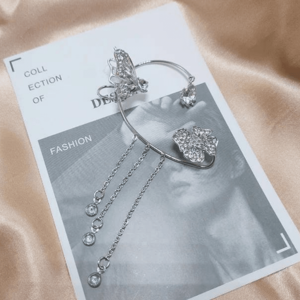 Fjärilsblomma örhängen